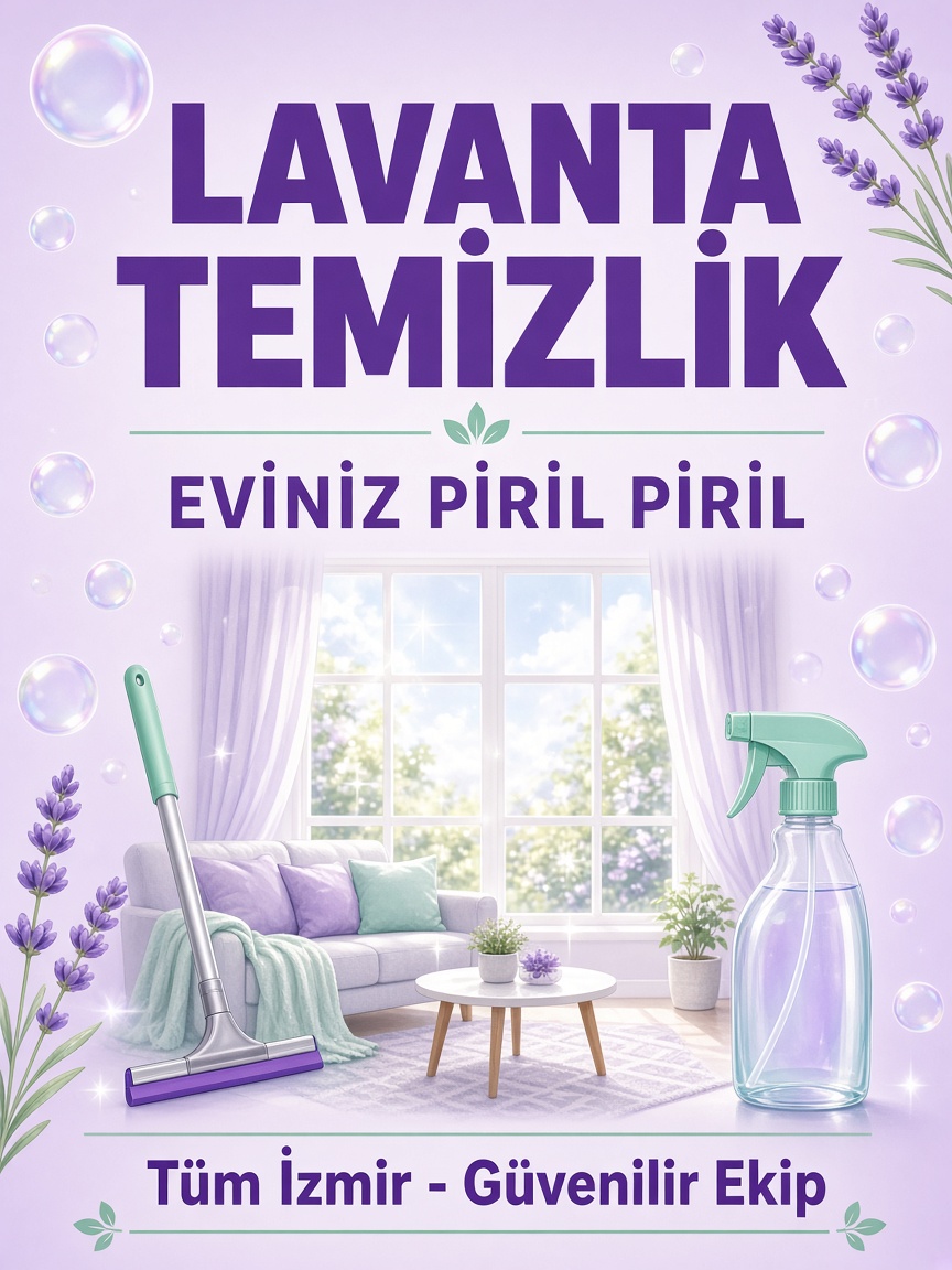 Lavanta Temizlik İzmir ev temizliği ve gündelikçi